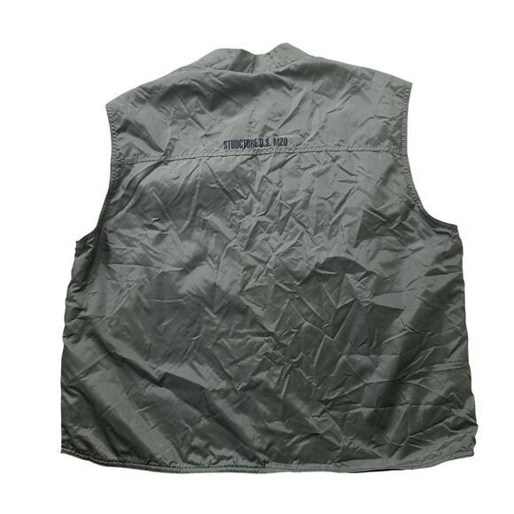 Structure US M20 Men's Vest Fishing Hunting Cargo Size L khaki green Size L - Picture 2 of 8